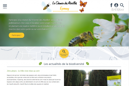 Site Chemin des abeilles